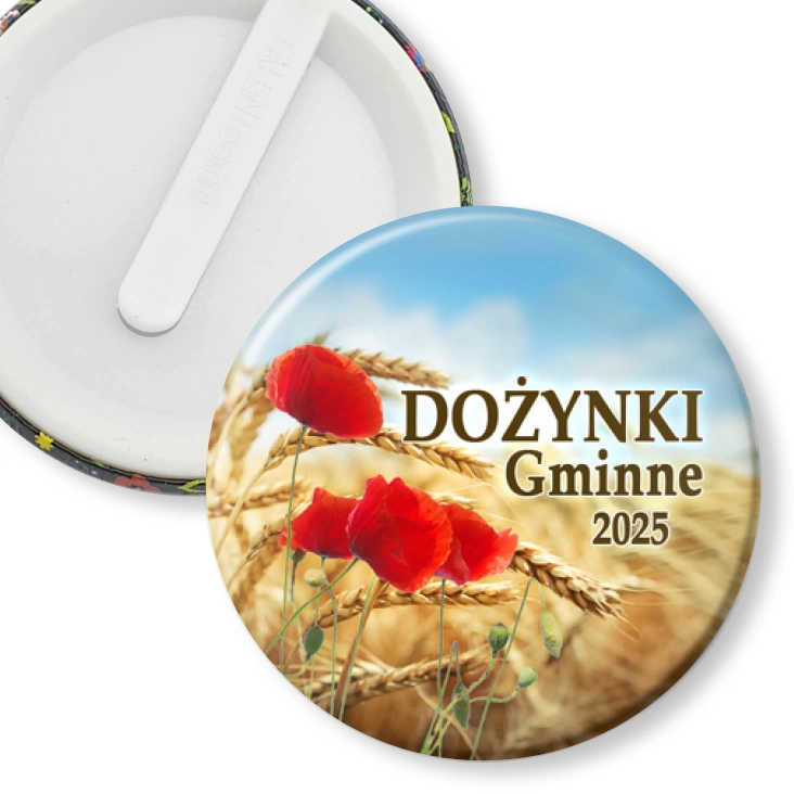 przypinka klips Dożynki gminne