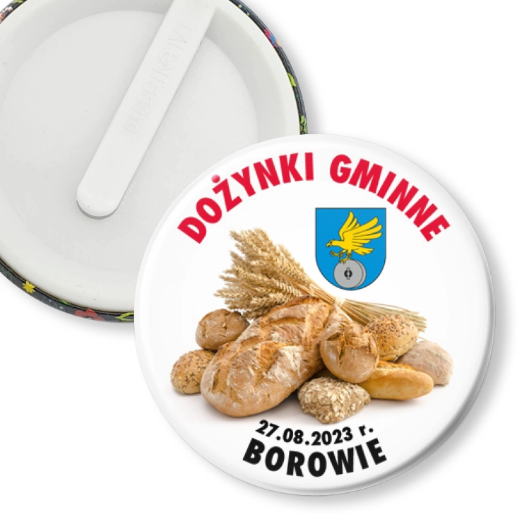 przypinka klips Dożynki Gminne Borowie