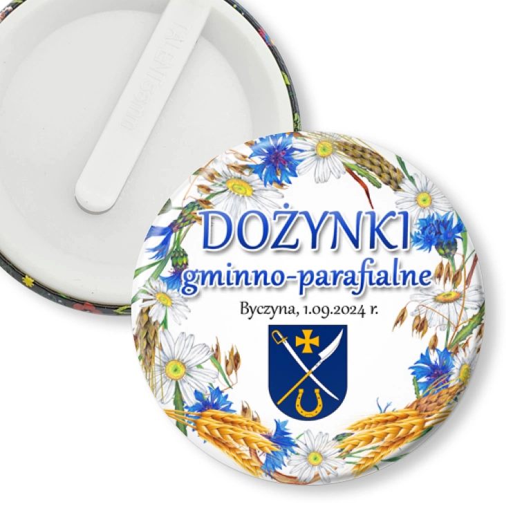 przypinka klips Dożynki gminno-parafialne Gmina Dobre 2024
