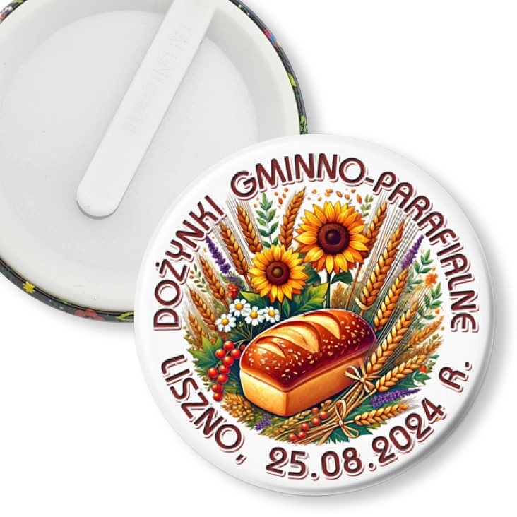 przypinka klips Dożynki Gminno-Parafialne Liszno 2024