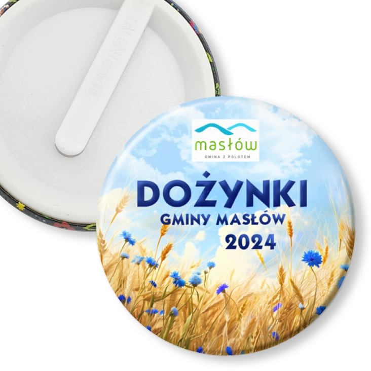przypinka klips Dożynki Gminy Masłów 2024