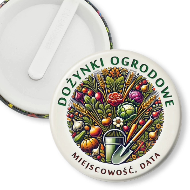 przypinka klips Dożynki Ogrodowe