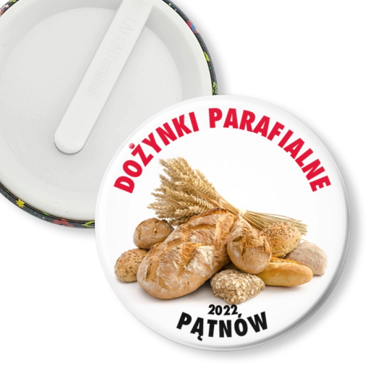 przypinka klips Dożynki Parafialne Pątnów 2022