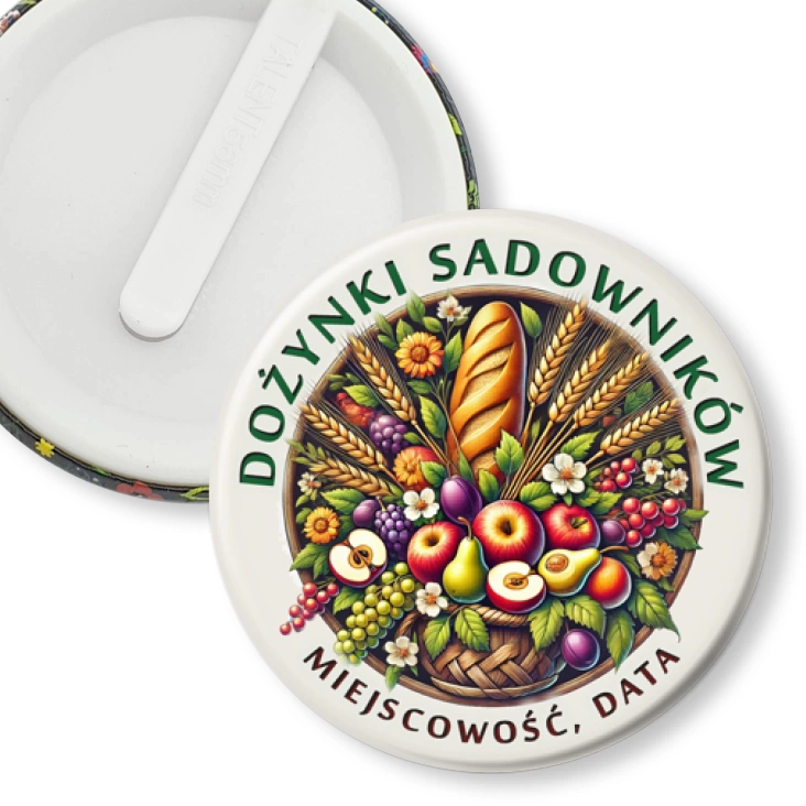 przypinka klips Dożynki Sadowników
