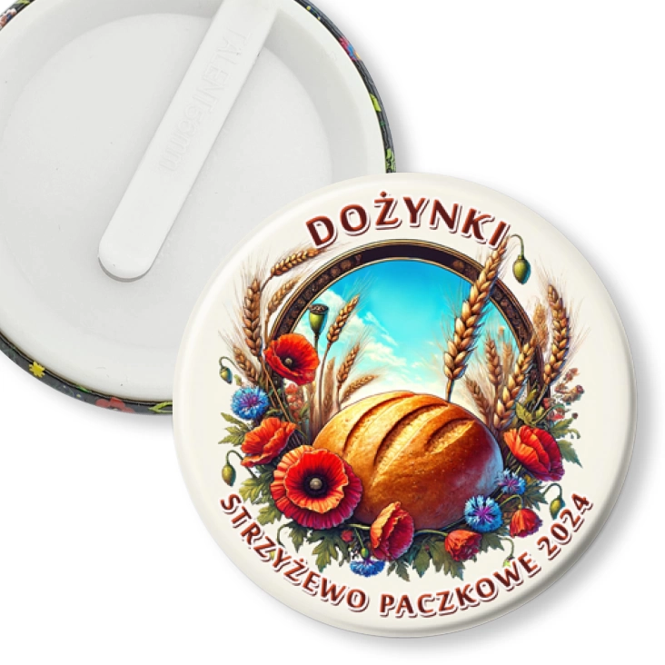 przypinka klips Dożynki Strzyżewo Paczkowe 2024