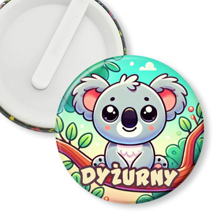 przypinka klips Dyżurny koala
