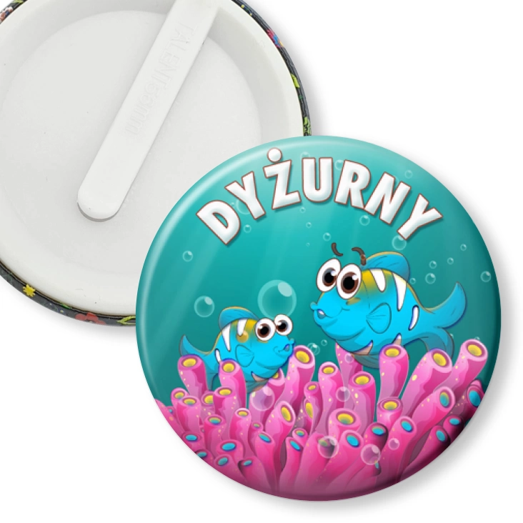 przypinka klips Dyżurny rybki