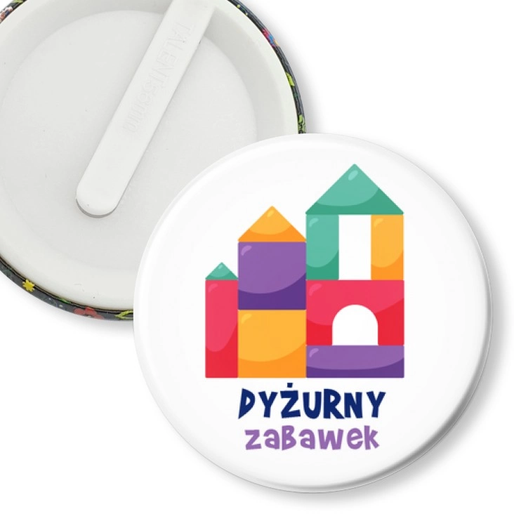 przypinka klips Dyżurny zabawek