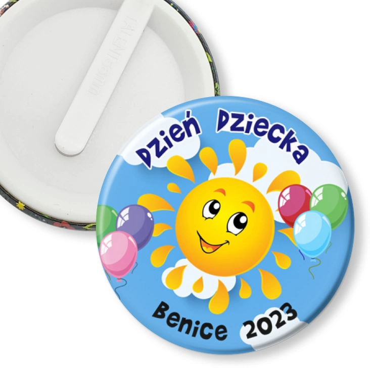 przypinka klips Dzień Dziecka Benice 2023