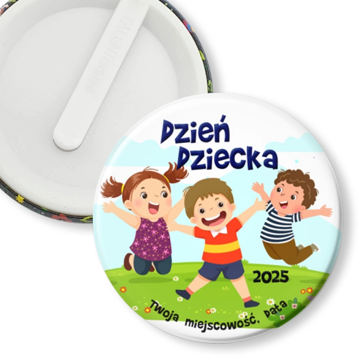 przypinka klips Dzień Dziecka wesołe dzieciaki