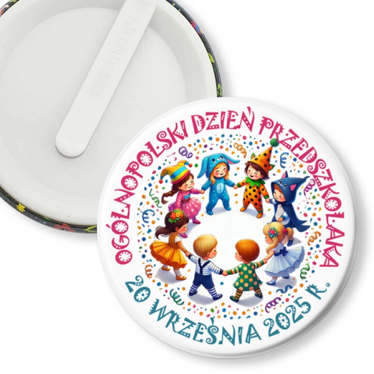 przypinka klips Dzień Przedszkolaka przebierańcy