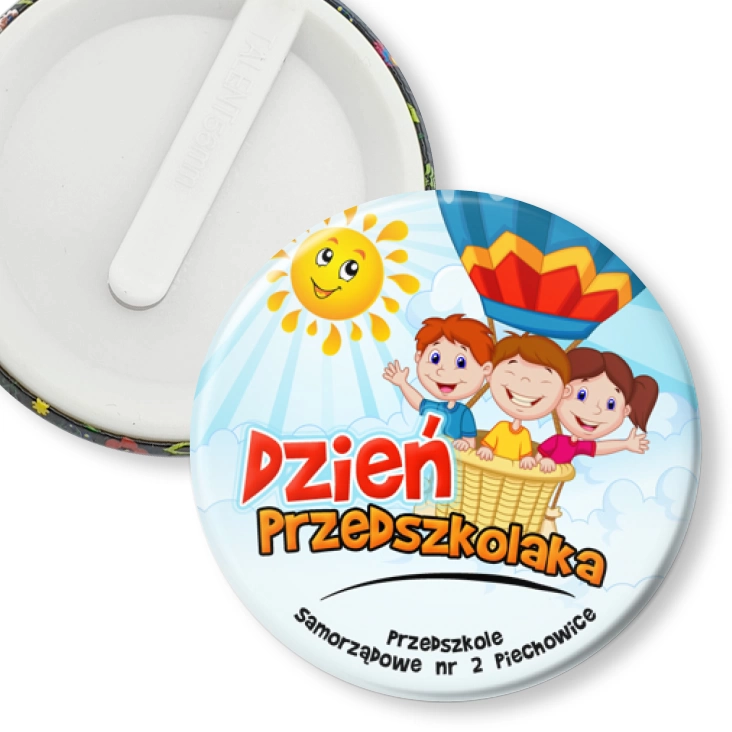 przypinka klips Dzień Przedszkolaka Przedszkole nr 2 Piechowice