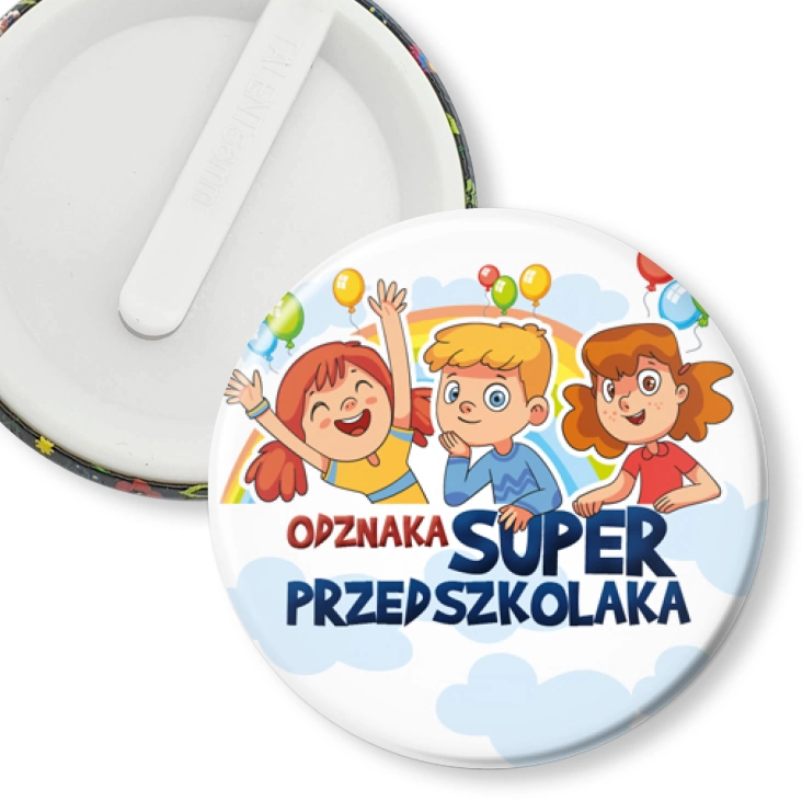 przypinka klips Dzień Przedszkolaka Super Przedszkolak