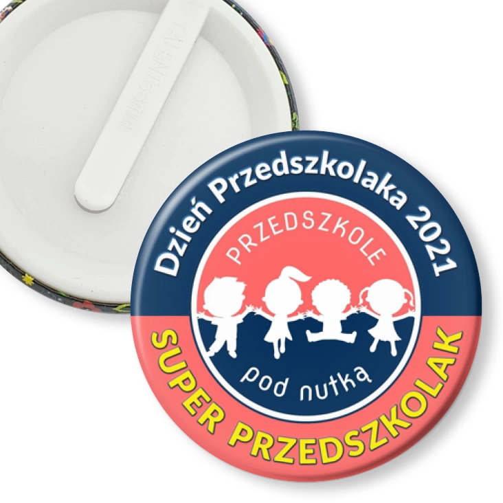 przypinka klips Dzień Przedszkolaka w Przedszkolu pod nutką