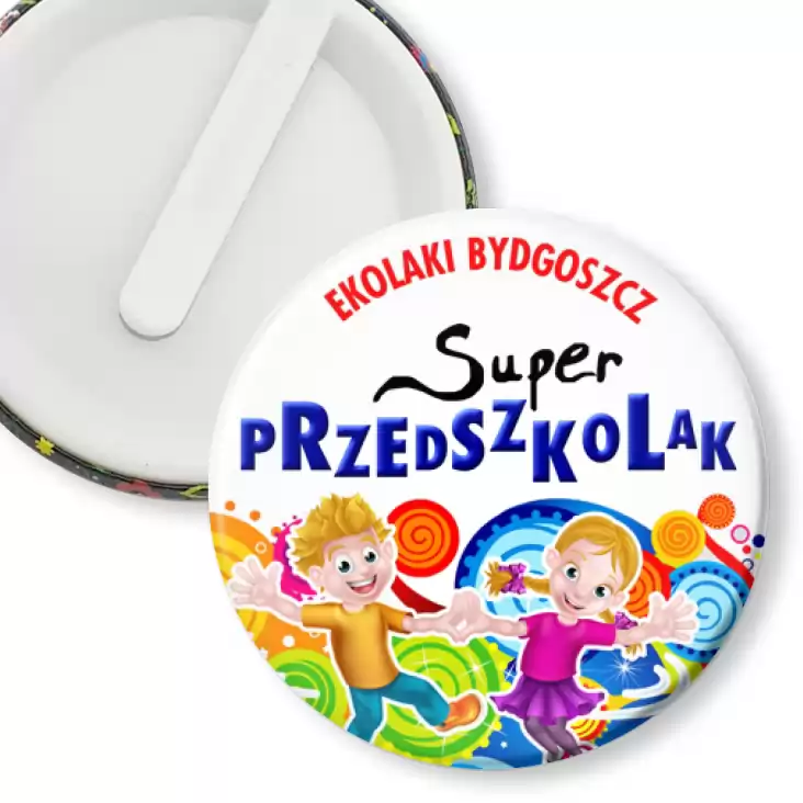 przypinka klips Ekolaki Bydgoszcz Super Przedszkolak