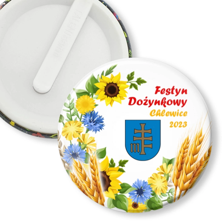 przypinka klips Festyn Dożynkowy Chlewice 2023