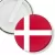 Przypinka klips Flaga Dania