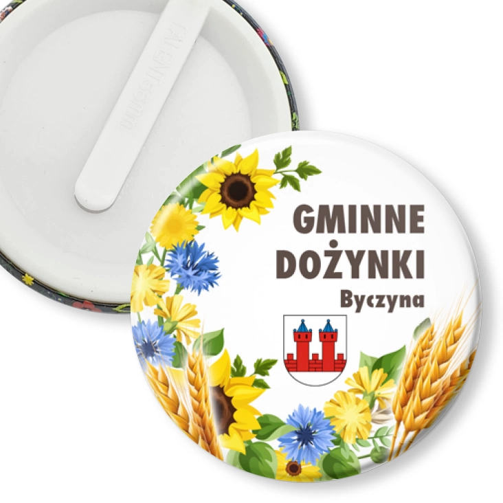 przypinka klips Gminne Dożynki Byczyna 2024