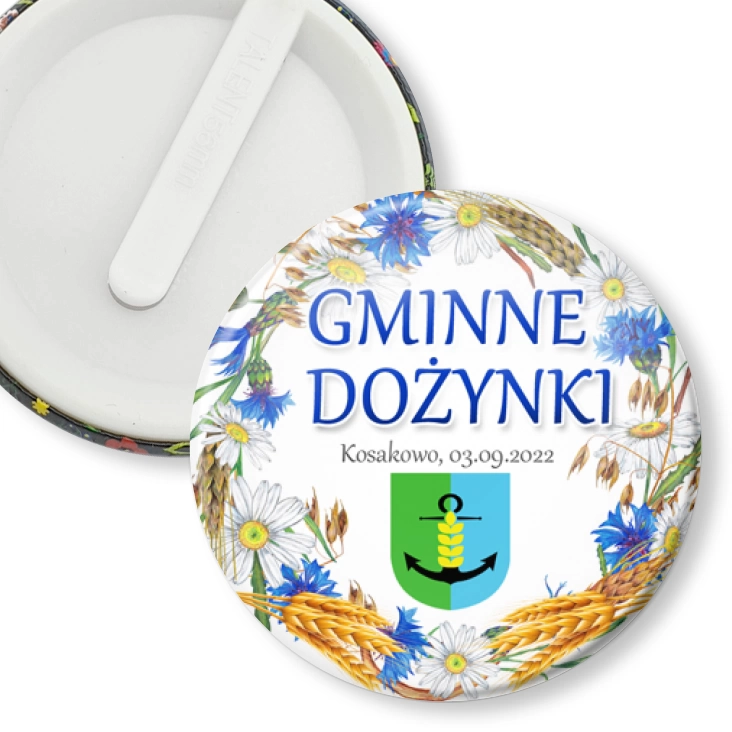 przypinka klips Gminne Dożynki Kosakowo 2022