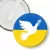 Przypinka klips Gołąb pokoju Ukraina
