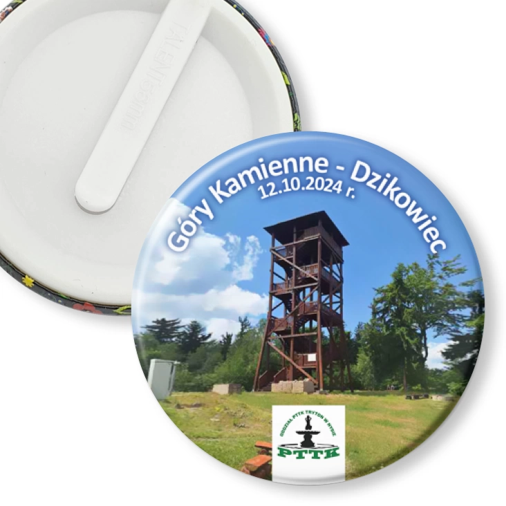przypinka klips Góry Kamienne - Dzikowiec 2024