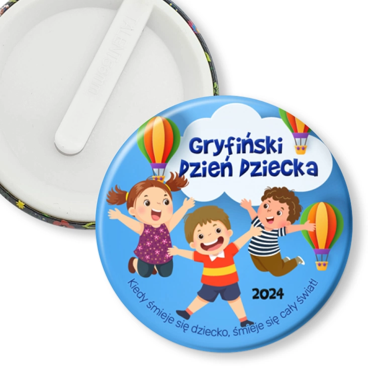 przypinka klips Gryfiński Dzień Dziecka