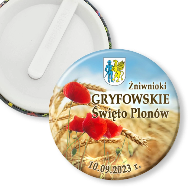 przypinka klips Gryfowskie Święto Plonów