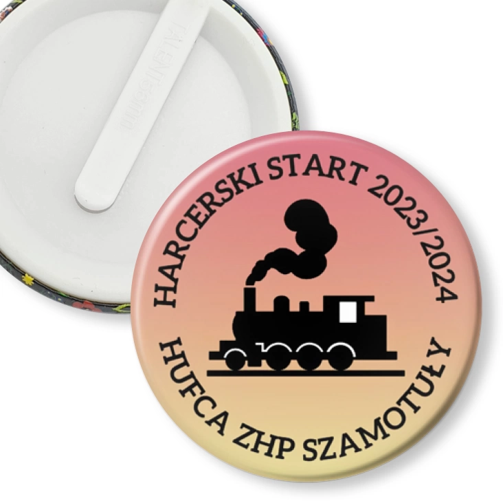 przypinka klips Harcerski Start Hufca Szamotuły