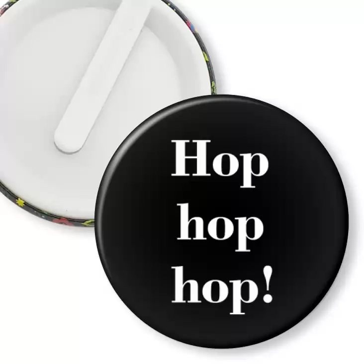 przypinka klips Hop hop hop