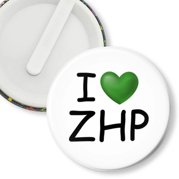 przypinka klips I love ZHP