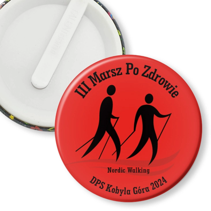 przypinka klips III Marsz po zdrowie