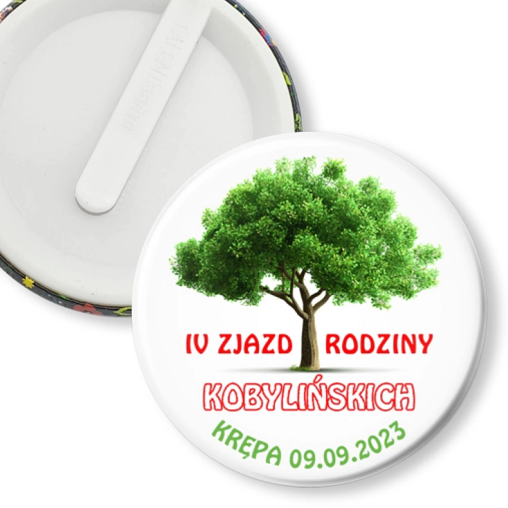 przypinka klips IV Zjazd Rodziny Kobylińskich