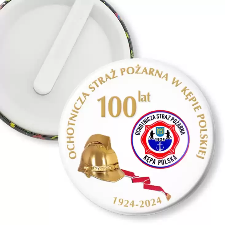 przypinka klips Jubileusz 100-lecia OSP Kępa Polska