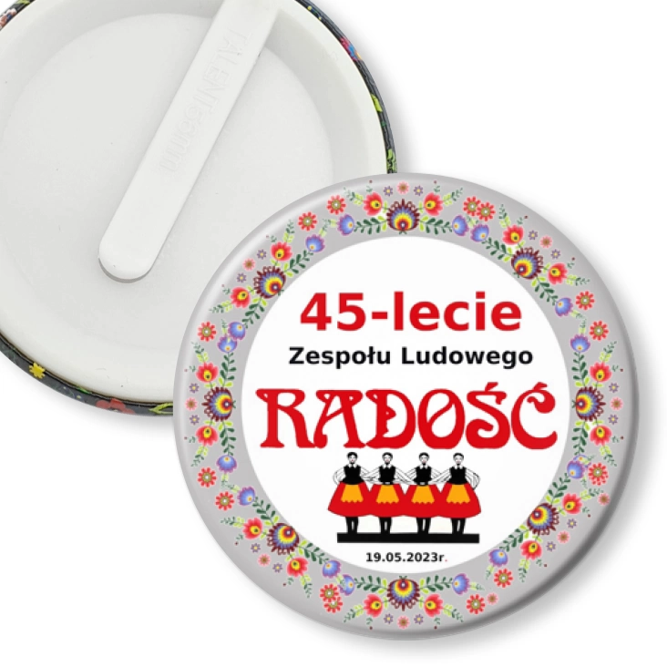 przypinka klips Jubileusz Zespołu Ludowego Radość