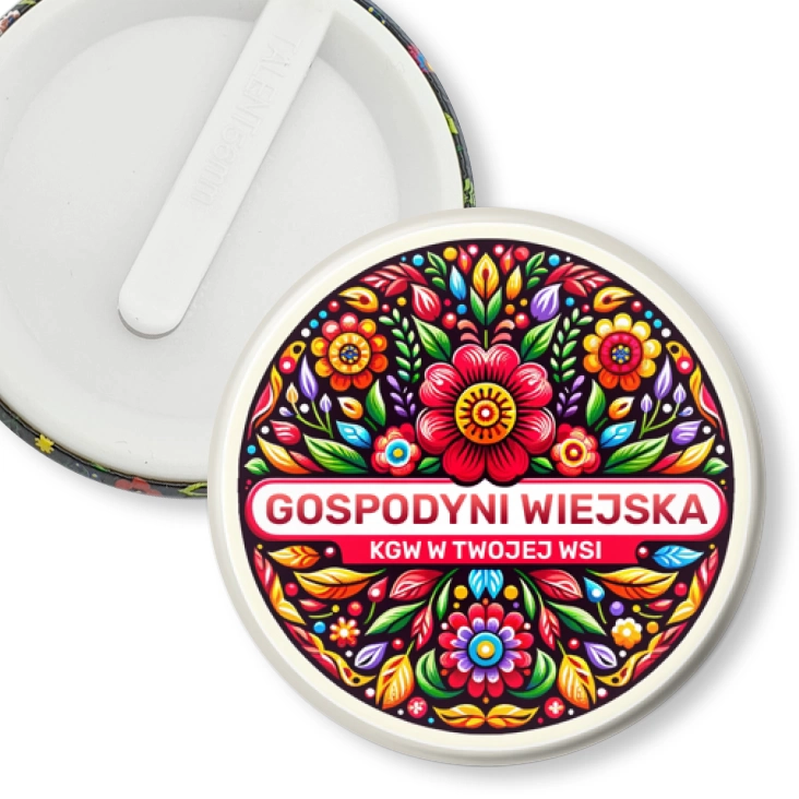 przypinka klips KGW gospodyni wiejska