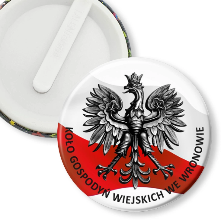 przypinka klips KGW we Wronowie