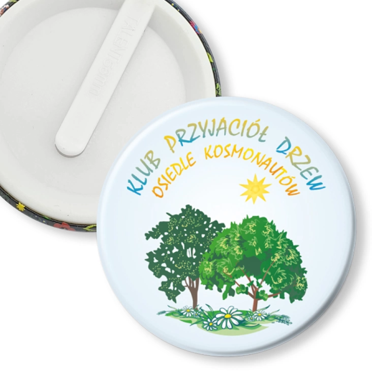 przypinka klips Klub Przyjaciół Drzew