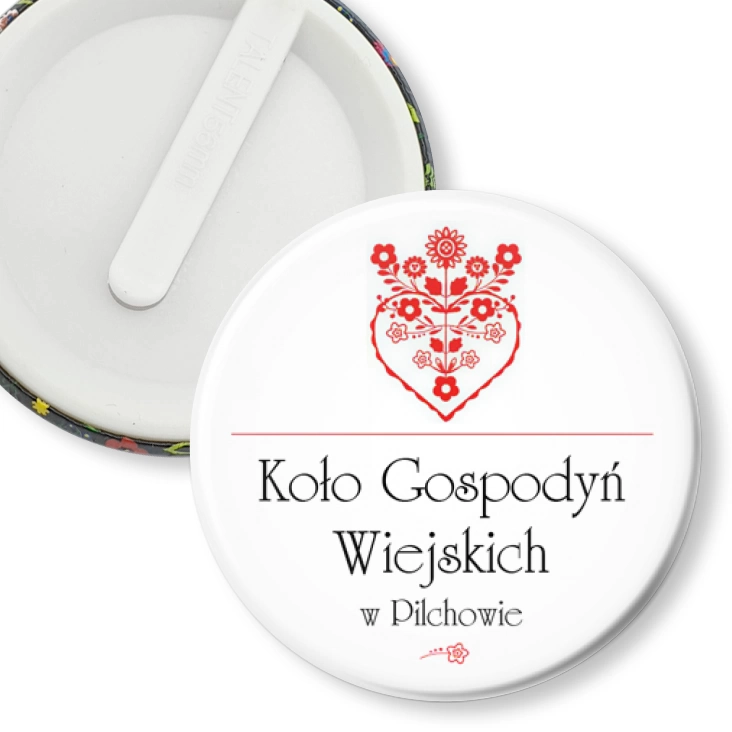 przypinka klips Koło Gospodyń Wiejskich w Pilchowie