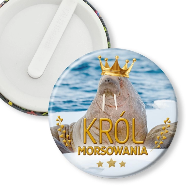 przypinka klips Król morsowania