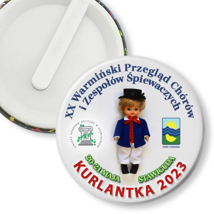 przypinka klips Kurlantka 2023