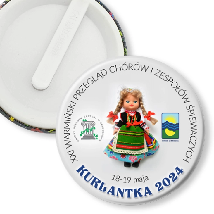 przypinka klips Kurlantka 2024