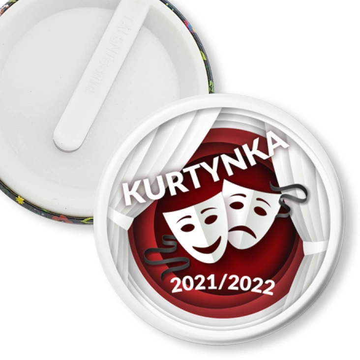 przypinka klips Kurtynka 2021-2022