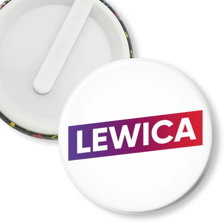 przypinka klips Lewica