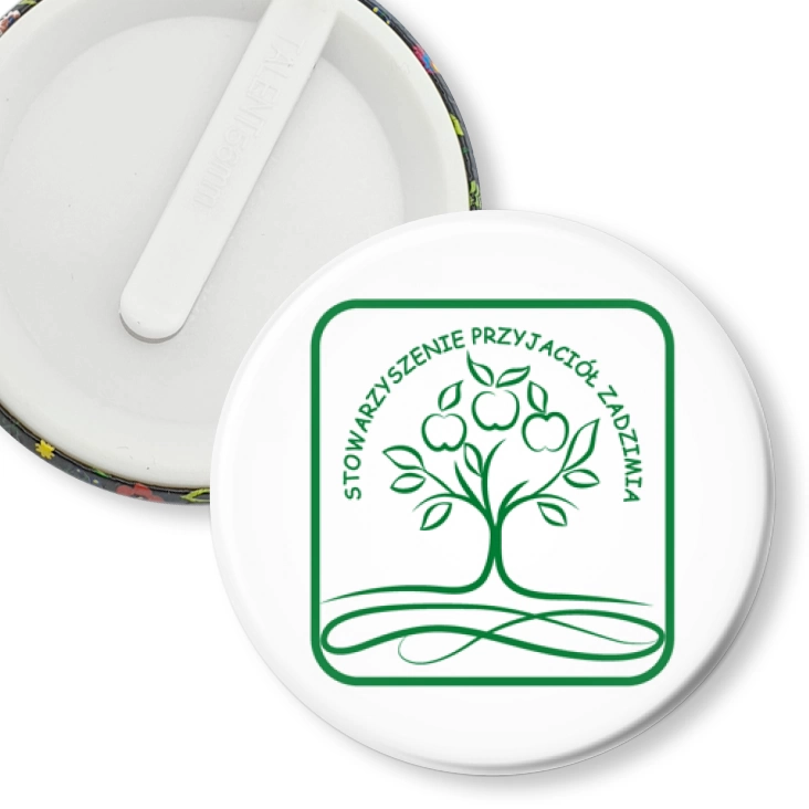 przypinka klips Logo Stowarzyszenie Przyjaciół Zadzimia