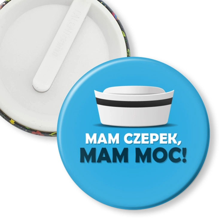 przypinka klips Mam czepek mam moc