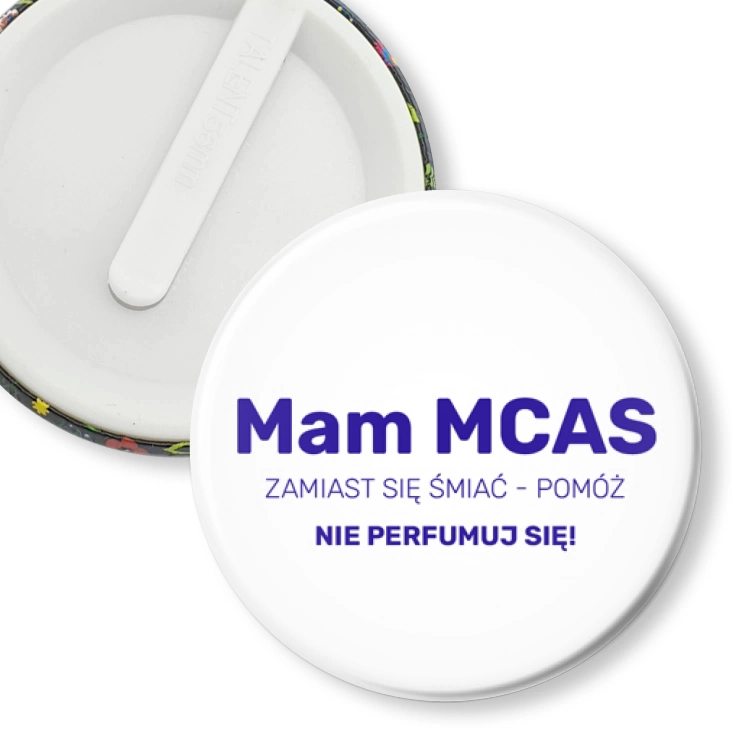 przypinka klips Mam MCAS