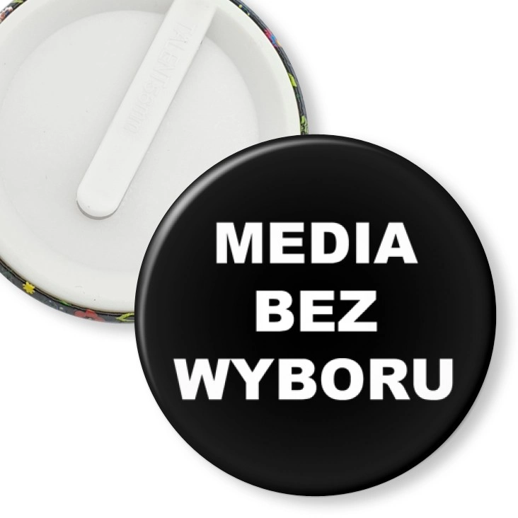 przypinka klips Media bez wyboru