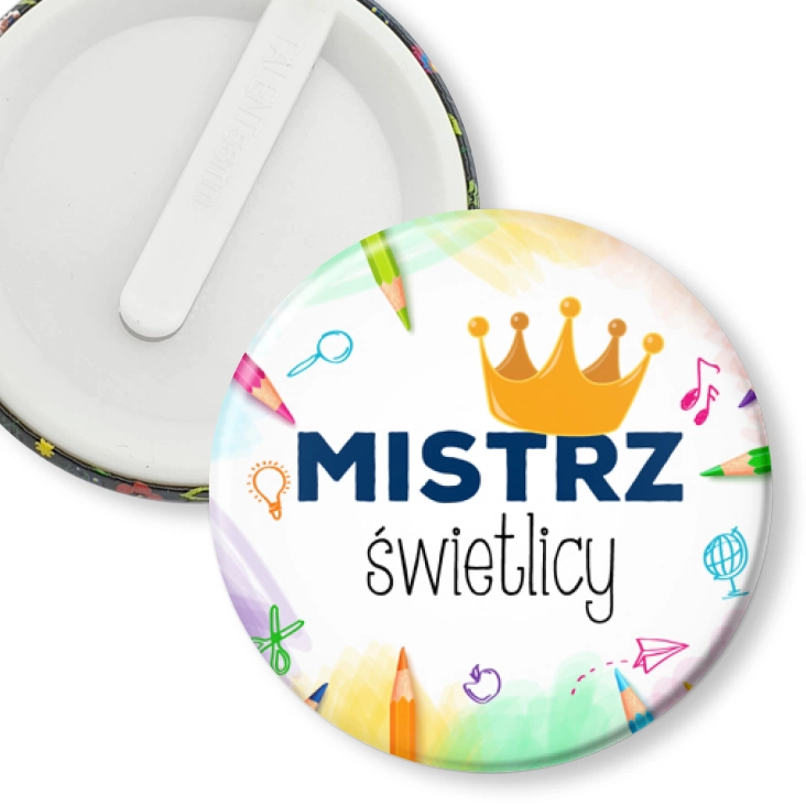 przypinka klips Mistrz świetlicy