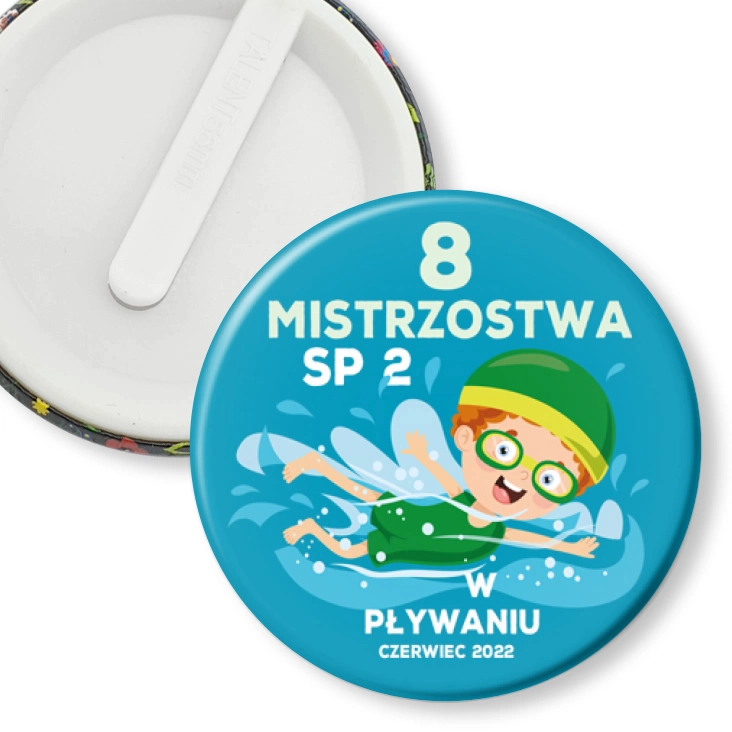 przypinka klips Mistrzostwa SP2 w pływaniu