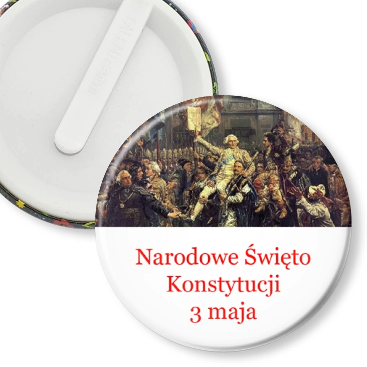 przypinka klips Narodowe Święto Konstytucji 3 Maja Jan Matejko